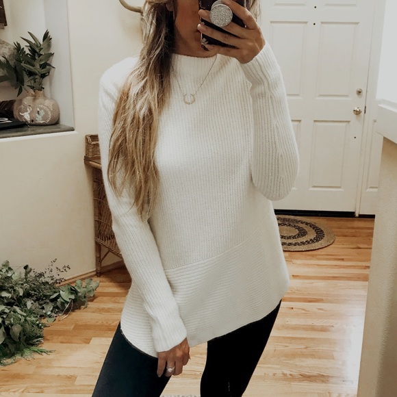Hugo Boss Sweaters - Hugo Boss White Knit Sweater